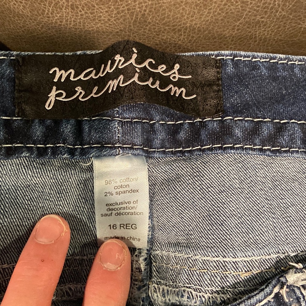 Maurices jeans, premium size 16